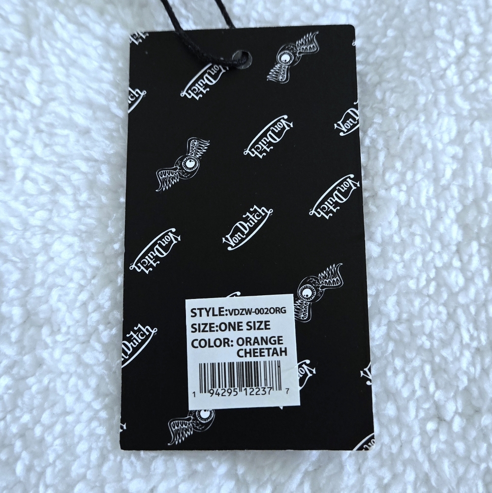 Von Dutch "Orange🧡 Cheetah" Bifold✌️ Wallet - NWT - Picture 8 of 16